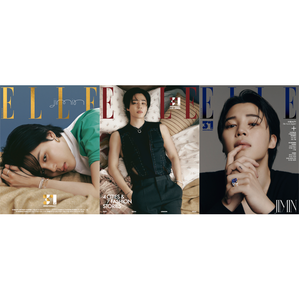 [全款] ELLE 2023.11 A + B + C Type (封面 : Jimin / 内页 : Jimin)_朴智旻吧