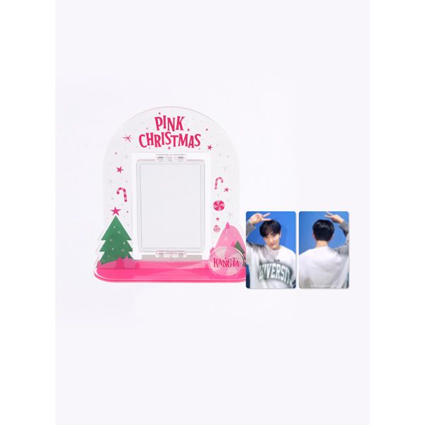 cn.ktown4u.com : KANGTA - PINK CHRISTMAS ACRYLIC TURNING STAND SET_