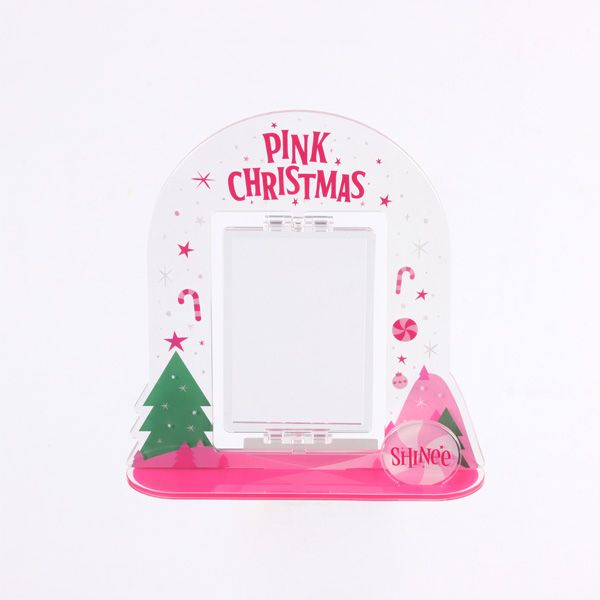 ktown4u.com : SHINee - PINK CHRISTMAS ACRYLIC TURNING STAND SET_TAEMIN