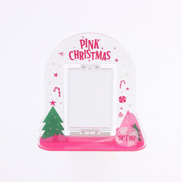 NCT 127 - PINK CHRISTMAS ACRYLIC TURNING STAND SET_MARK_