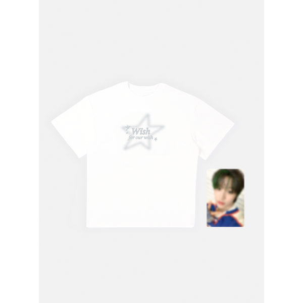 【新品】NCT WISH WISH POPUP ポップアップ Tシャツ　ユウシ 新品】NCT WISH WISH POPUP ポップアップ Tシャツ ユウシ