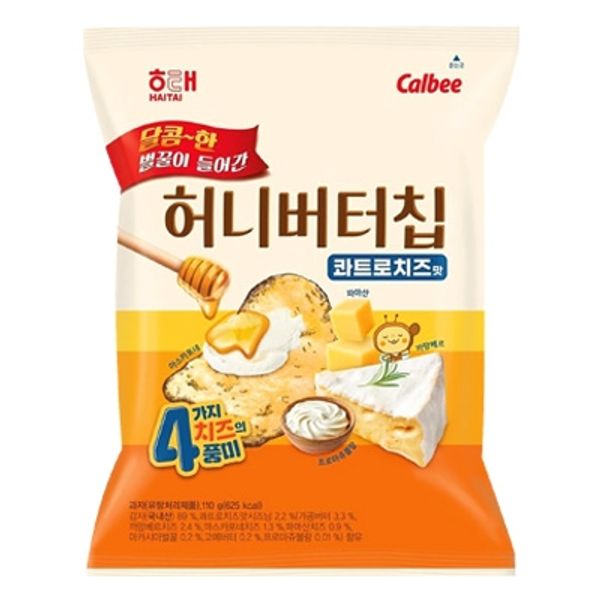 [해태] - 허니버터칩 콰트로치즈맛55g