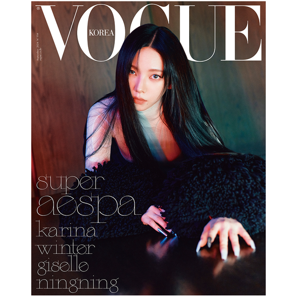 [Magazine] [24-08-26] VOGUE 2024.09 C Type (Cover : aespa : KARINA / Contents : aespa 34p)