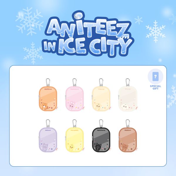 ◇ラスト◇ATEEZ ANITEEZ 日本限定 ver. PVCポーチ ミンギ ATEEZ - [ANITEEZ IN ICE CITY] PVC POUCH JP ver. (SANdeoki) | Ktown4u
