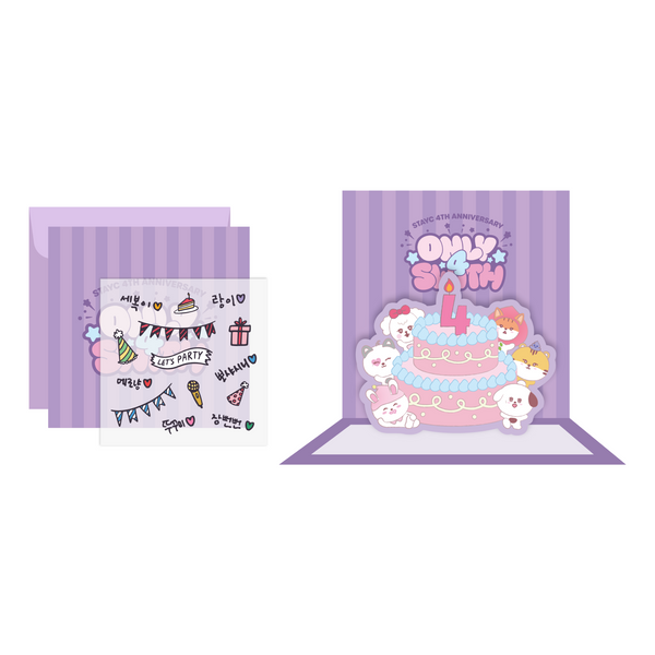 STAYC - [4TH ANNIVERSARY [ONLY 4 SWITH]] POP-UP CARD (WITHC)_