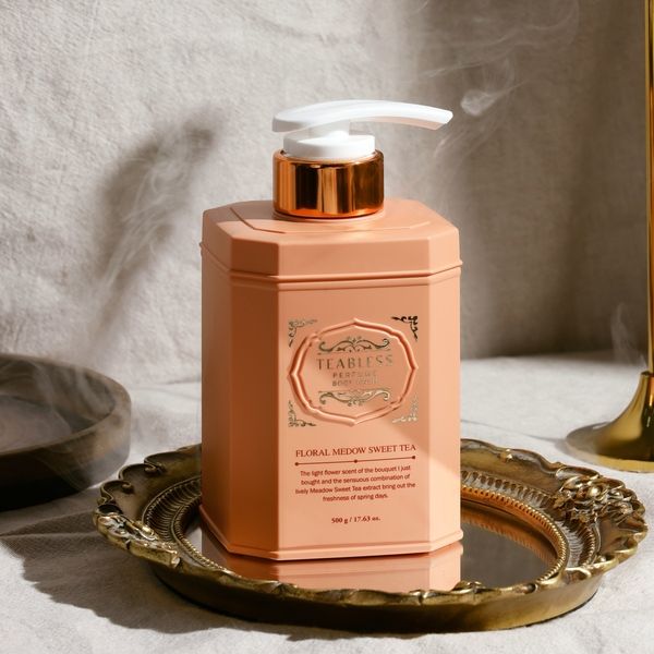 [Teabless] フローラルメドウスイートティーパフュームボディハンド＆ボディソープ 500g,