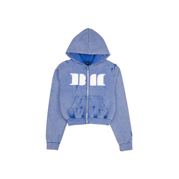 BABYMONSTER ジップフーディ スカイブルー M cn.ktown4u.com : BABYMONSTER - [HELLOMONSTERS] SWEAT ZIP-UP HOODIE