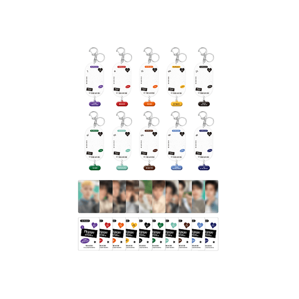 TREASURE - [PLEASURE] PVC PHOTOCARD HOLDER + KEYRING SET