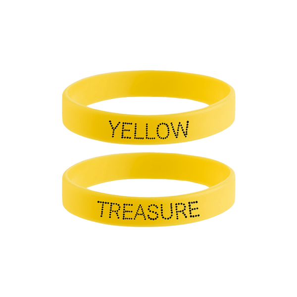 TREASURE - [PLEASURE] YELLOW SILICONE BRACELET