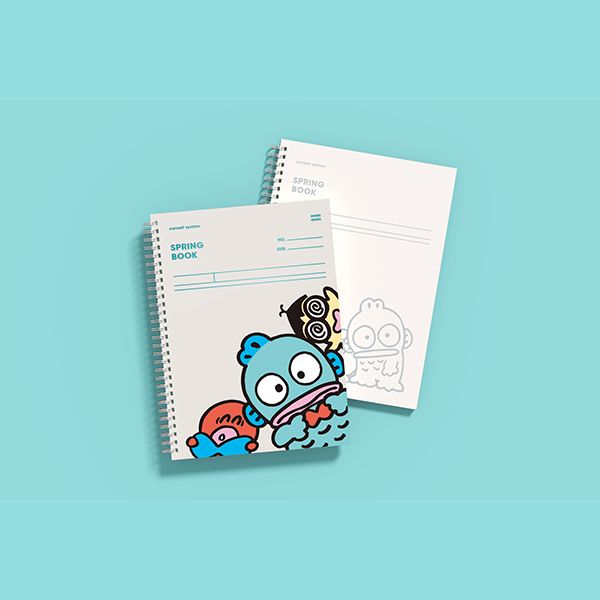 [Sanrio] [motemote] Spiral Notebook - Cornell - Hangyodon