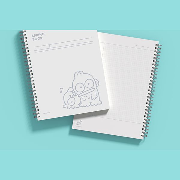 [Sanrio] [motemote] Spiral Notebook - Cornell - Hangyodon