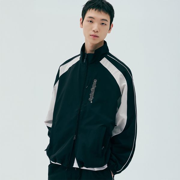 [CGP] [25SS] [Colorblockver.] 2-WAY Tech Short Jacket_BLACK