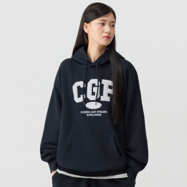 [CGP] [25SS] CGP Arch Logo Hoodie_DARK NAVY
