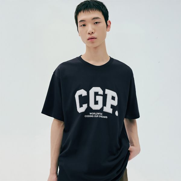 [CGP] [25SS] CGP Arch Logo Short Sleeve T-shirt_DARK NAVY