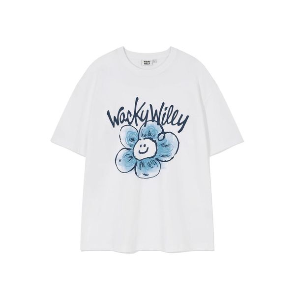 [WACKYWILLY×x Lee] Lily short-sleeved T-shirt (2 COLOR) ktown4u.com : [SUPER JUNIOR_HEECHUL PICK] [Wacky Willy