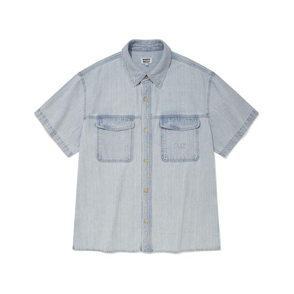 シャツ WACKY WILLY Easy denim short sleeve shirt jp.ktown4u.com : [Wacky Willy] [25SS] Easy Denim Short