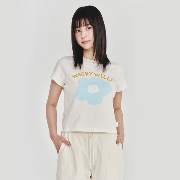 ktown4u.com : [Wacky Willy] [25SS] Women's Lily Graphic Crop