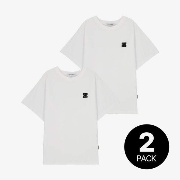 【CITYBREEZE】[2PACK] Logo Wappen Cool Cotton Round T-shirt jp.ktown4u.com : [CITYBREEZE] [2PACK] LOGO WAPPEN COOL
