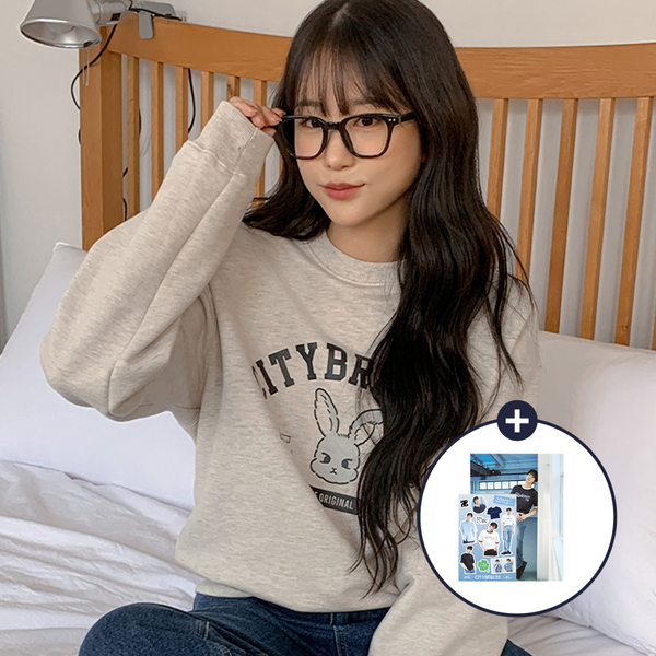 Citybreeze × NCT City Snappy Graphic Sweat Shirt 4BNY294 MUSINSA | CITYBREEZE City Snappy Graphic Sweatshirt_OATMEAL