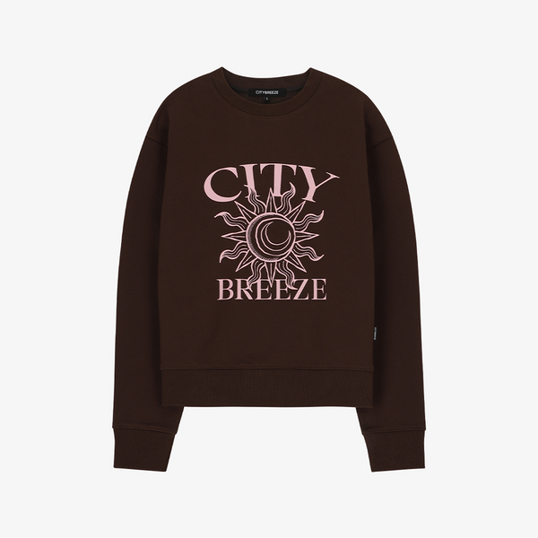 [CITYBREEZE] STAR BREEZE SWEATSHIRT_BROWN L