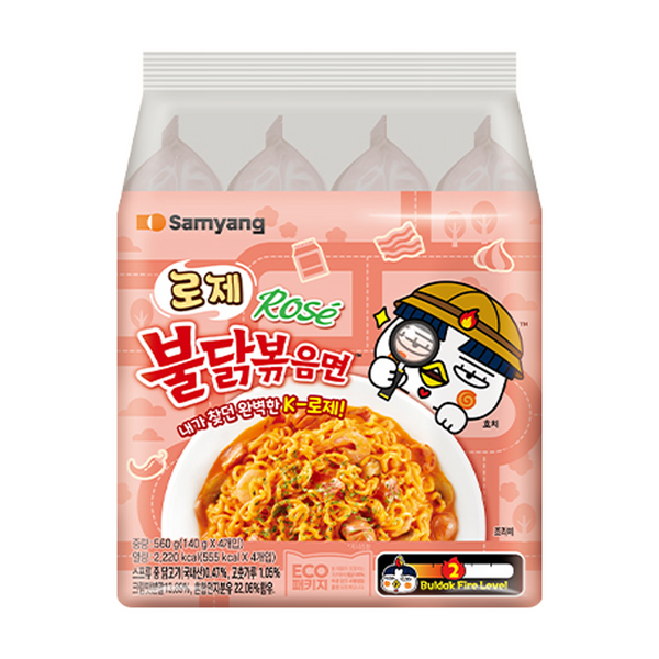 [삼양] 로제불닭볶음면 140g 4봉