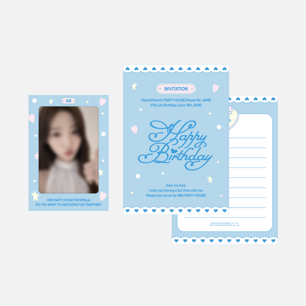 STELLA (Hearts2Hearts) - [SM ARTIST BIRTHDAY] PARTY CARD