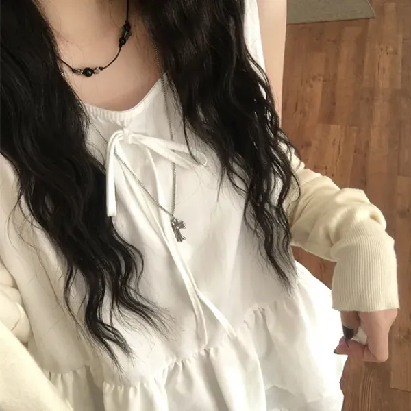[HITIT] Eve Layered Frill Blouse (2color)