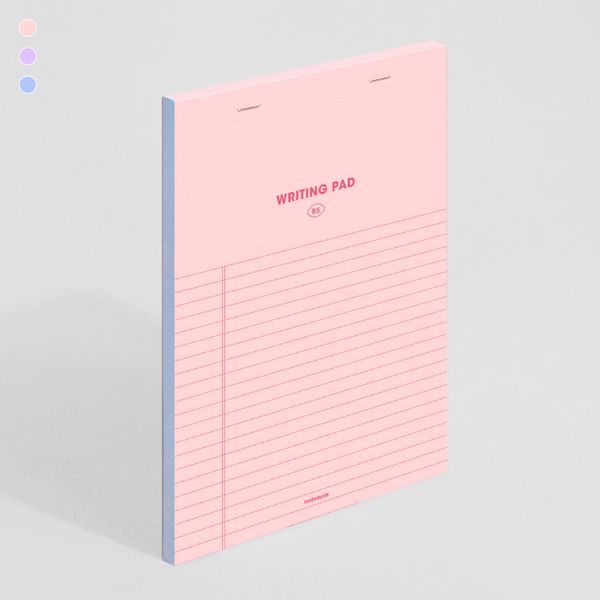 [motemote] Writing Pad B5 - Ruled (3color)