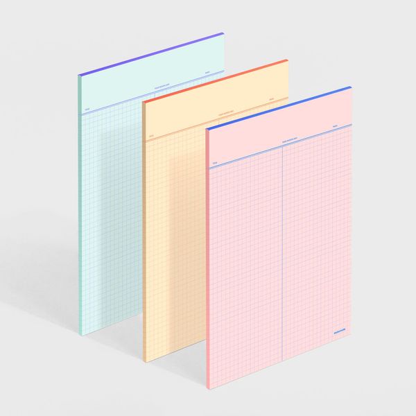 [motemote] Note Block B5 (6color)