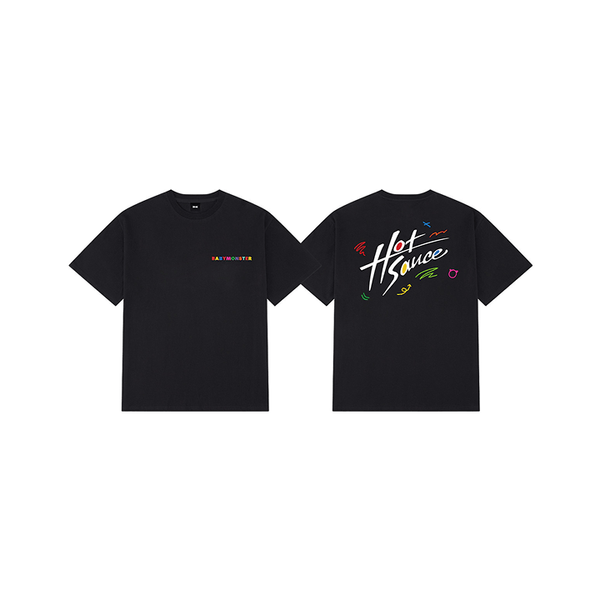 BABYMONSTER - [HOTSAUCE] GRAPHIC T-SHIRT_BLACK