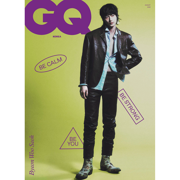 [杂志] [25-07-25] GQ KOREA 2025.08 A Type (表紙 : Byeon Wooseok / 内容 : Byeon Wooseok 20p)