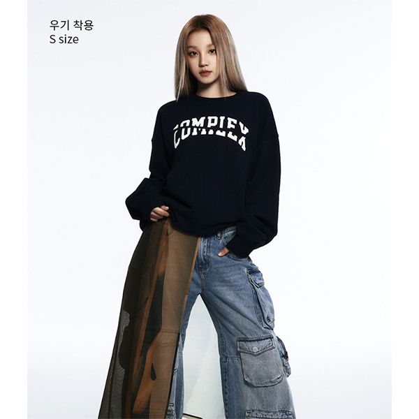 [GROOVERHYME] COMPLEX SWEATSHIRT