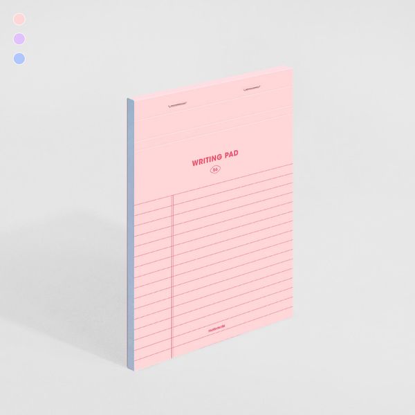 [motemote] Writing Pad B6 - Ruled (3color)