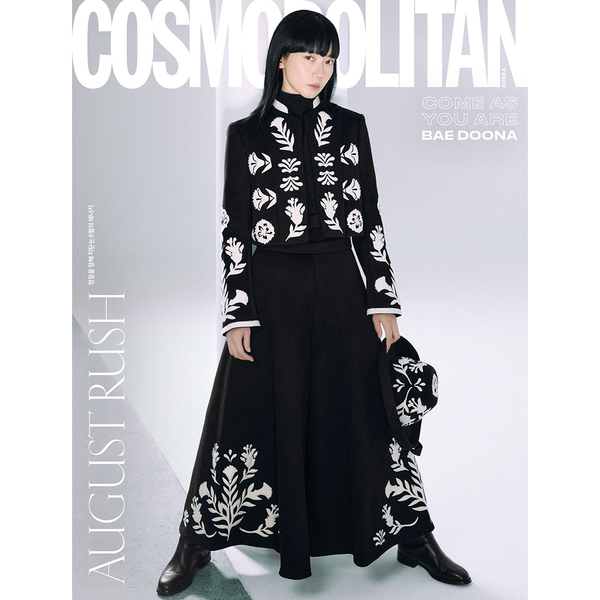 [Magazine] [25-07-23] COSMOPOLITAN 2025.08 A Type (Cover : Bae Doona / Content : Bae Doona 10p, Lee Soo-hyuk & Lee Da-hee & ARIN 8p, LEE MINHYUK 6p)