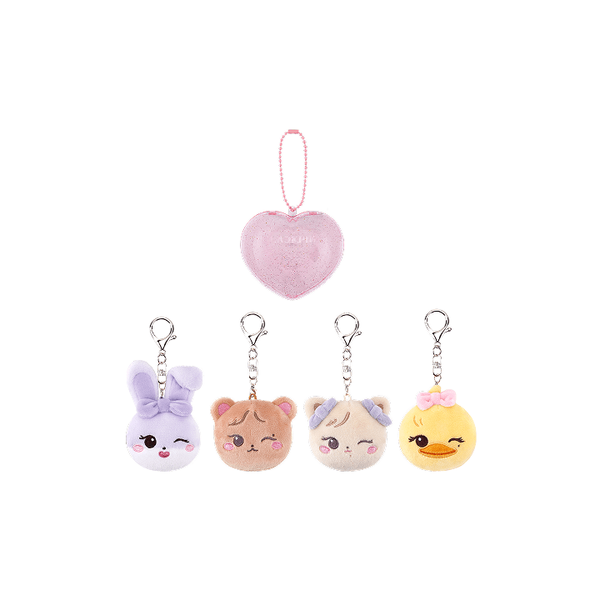 BLACKPINK - [DEADLINETOUR MD] CHARACTER PLUSH FACE KEYRING + CASE