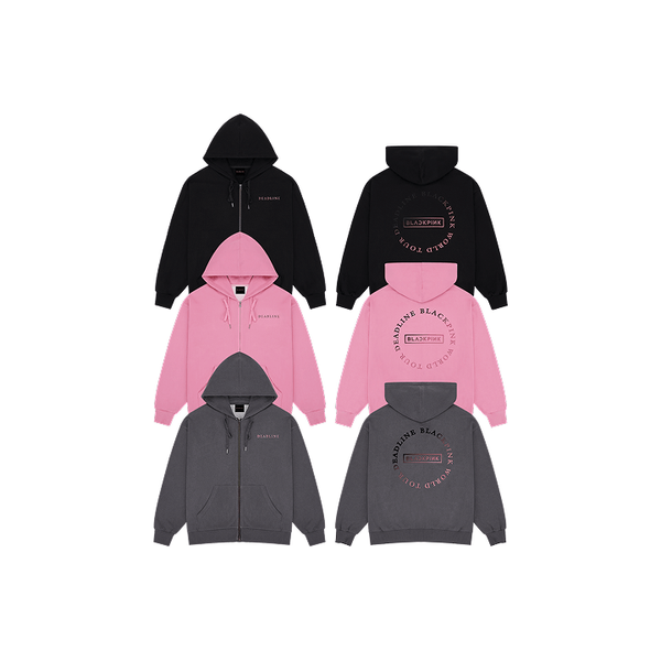 BLACKPINK - [DEADLINETOUR MD] HEAT REACTIVE ZIP-UP HOODIE (PINK) 