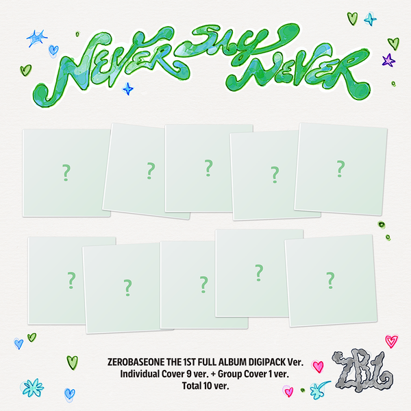 [Ktown4u Special Gift] ZEROBASEONE THE 1ST FULL ALBUM [NEVER SAY NEVER] DIGIPACK Ver. (Random Ver.)