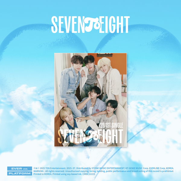 SEVENTOEIGHT - 1st Single Album [SEVENTOEIGHT] (EVER Ver.)