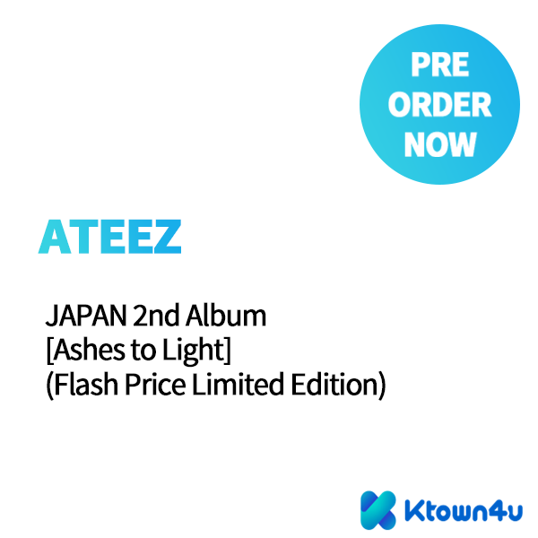 에이티즈 (ATEEZ) - 정규앨범 2집 [Ashes to Light] (일본반) (플래시 프라이스 한정반)