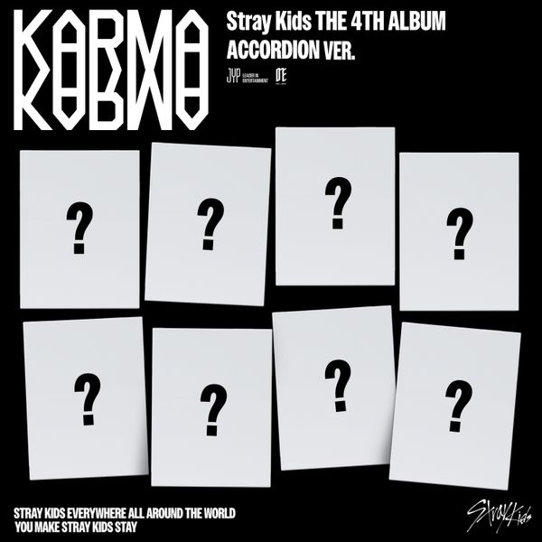 [8CD SET] Stray Kids - 4th Album [KARMA] (ACCORDION Ver.)