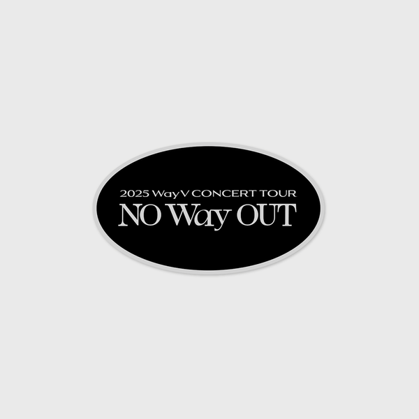 WayV - [[No Way Out] CONCERT TOUR MD] LOGO BADGE