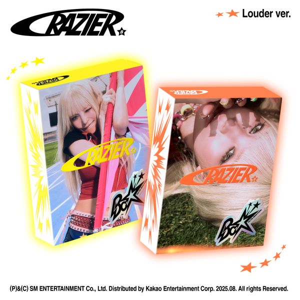 [Ktown4u特典赠送] BoA - 正规11辑 [Crazier] (Louder Ver.) (Random Ver.)