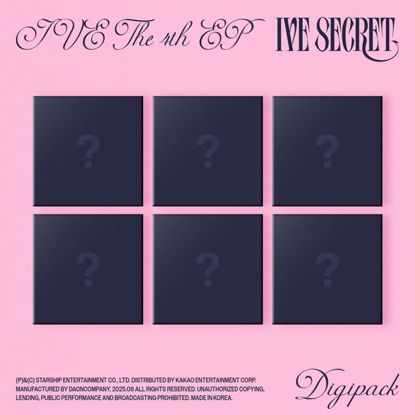 [6CD セット] IVE - ミニアルバム4集 [IVE SECRET] (Digipack Ver.) (Limited Edition)