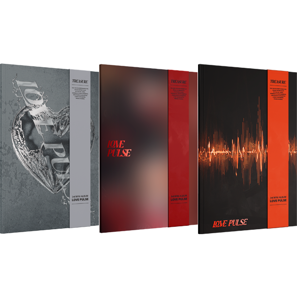 [Ktown4u Special Gift] TREASURE - 3RD MINI ALBUM [LOVE PULSE] METAL / STREET / ROCKCHIC VER. SET