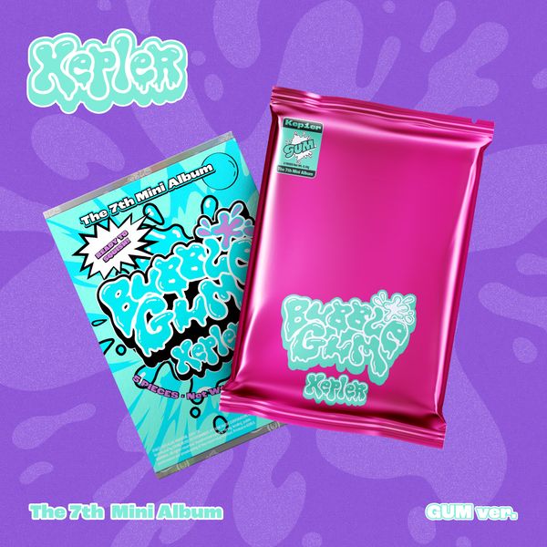 [케타포 Special Gift] [2CD 세트상품] 케플러 (Kep1er) - 미니앨범 7집 [BUBBLE GUM]-thumbnail