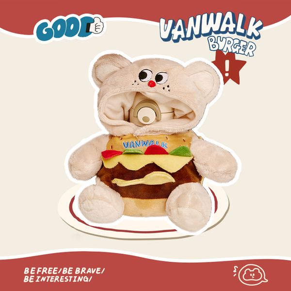 [VANWALK] Bear Cup Holder Crossbody_Beige