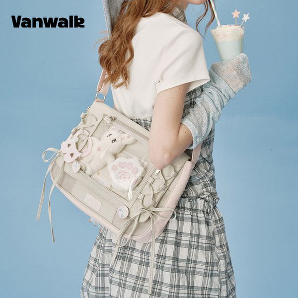 [VANWALK] See‑Through Crossbody (3color)