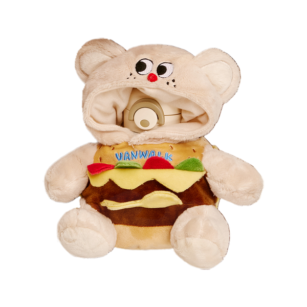 [VANWALK] Bear Cup Holder Crossbody_Beige