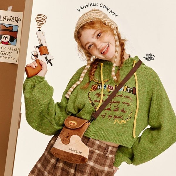 [VANWALK] Bear Cup Holder Crossbody (3color)