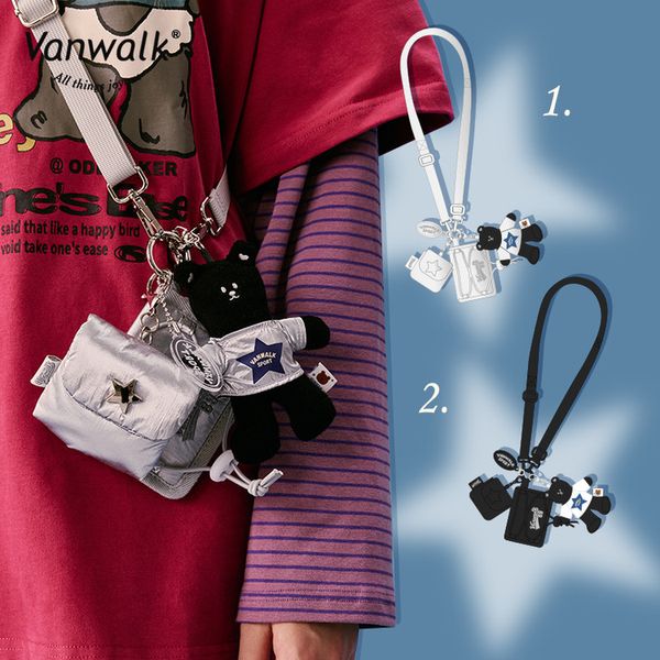 jp.ktown4u.com : [VANWALK] ストリート 3WAY キーリングポーチ